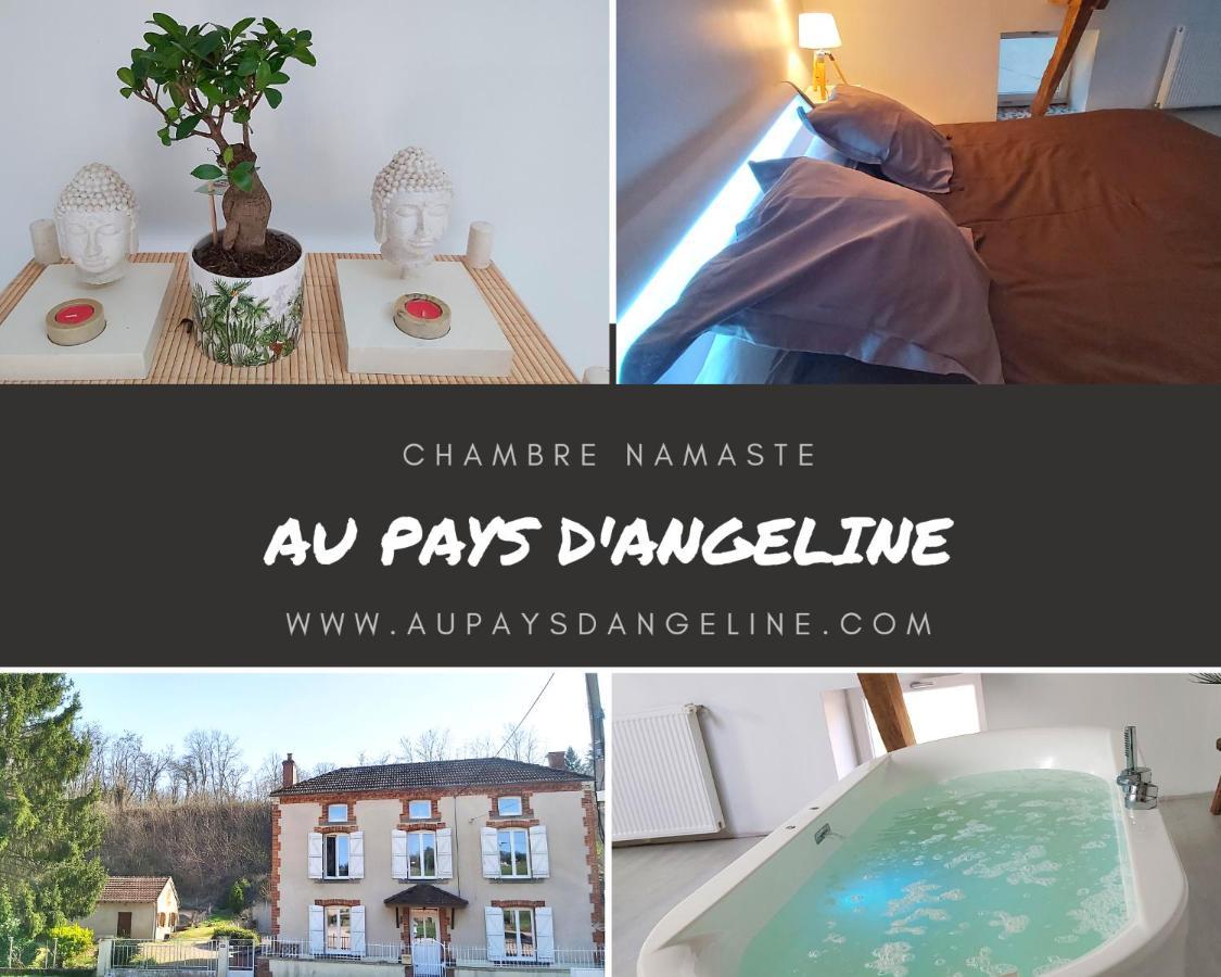 Au Pays D'Angeline Hotell La Pacaudière Eksteriør bilde